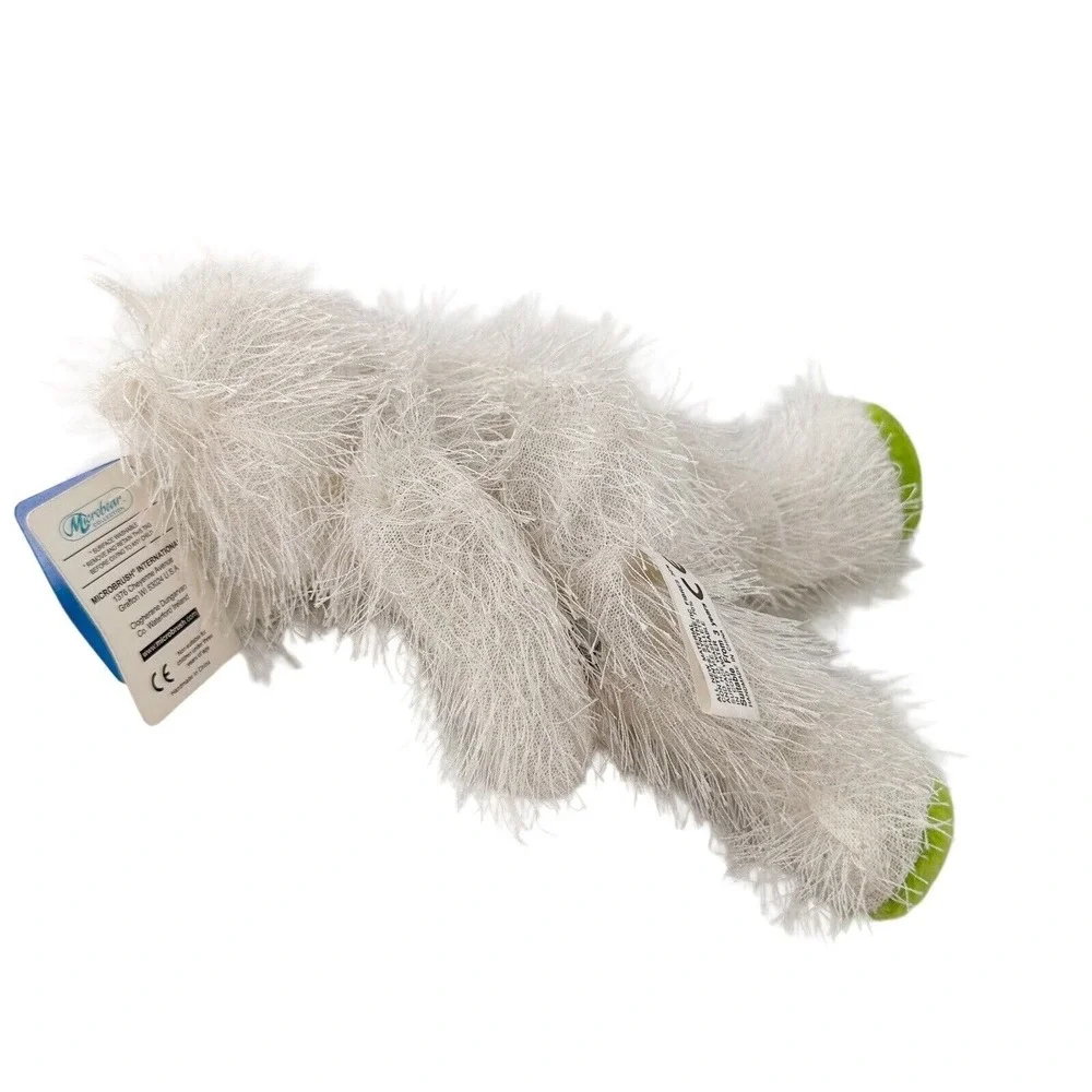 Microbear Collection White Plush Bear Jointed‎ Promotional Long Hair Toothpaste